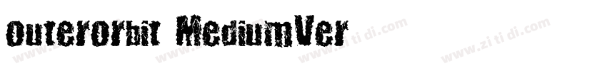 outerorbit MediumVer字体转换